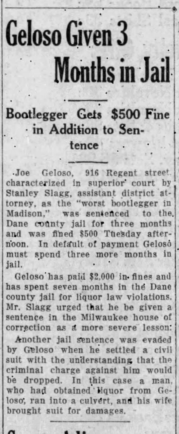 Clipping from Wisconsin State Journal